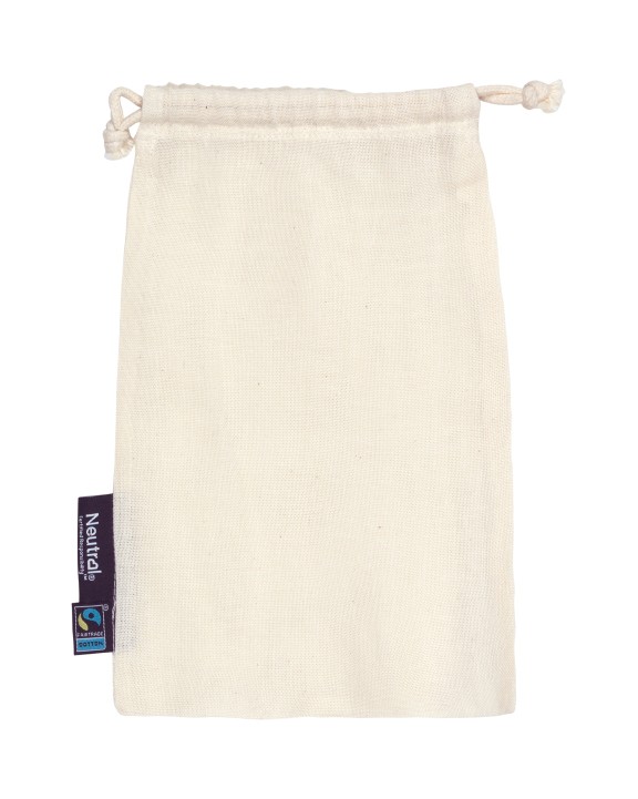 Tas & zak NEUTRAL Cotton Bag With Drawstrings (5 Pieces) voor bedrukking &amp; borduring