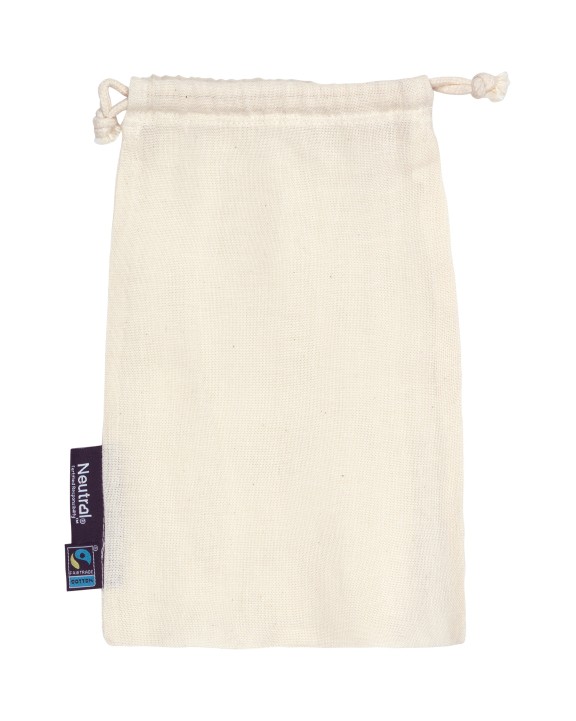 NEUTRAL Cotton Bag With Drawstrings (5 Pieces) Tasche personalisierbar
