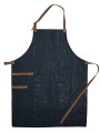PRINTWEAR Apron PU dark grey/brown personnalisable