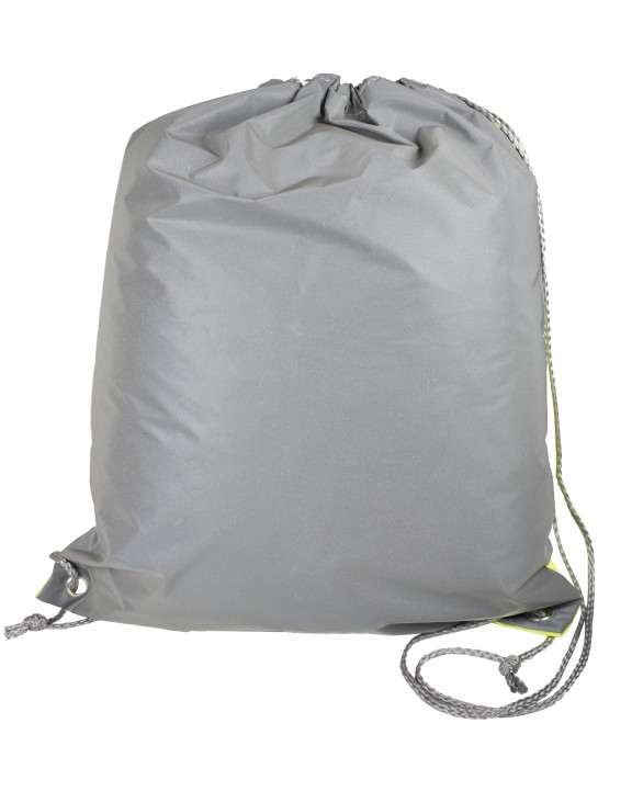PRINTWEAR One-Sided Reflective Gym Bag Tasche personalisierbar