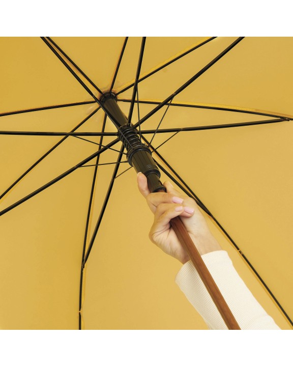 Parapluie personnalisable PRINTWEAR Automatic Umbrella With Wooden Handle Boogie