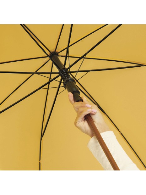 PRINTWEAR Automatic Umbrella With Wooden Handle Boogie  personnalisable