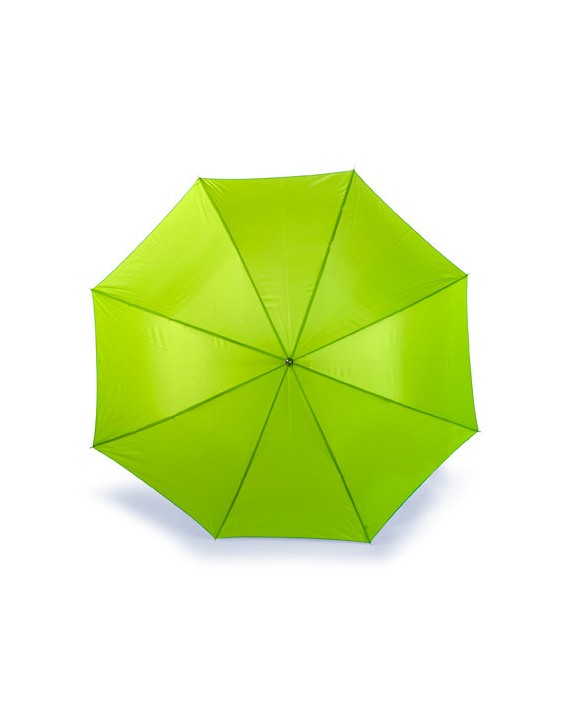 PRINTWEAR Automatic Umbrella With Wooden Handle Regenschirm personalisierbar