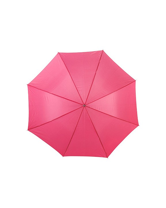 PRINTWEAR Automatic Umbrella With Wooden Handle Regenschirm personalisierbar