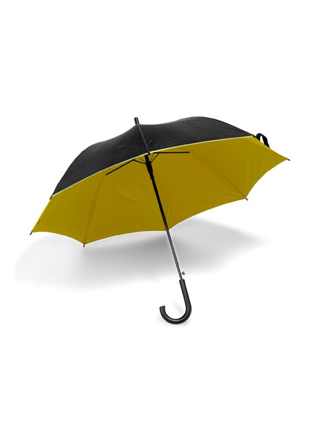 PRINTWEAR Automatic Umbrella noir/jaune personnalisable