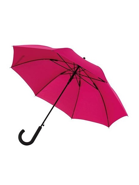 PRINTWEAR Automatic Windproof Umbrella rose foncé personnalisable