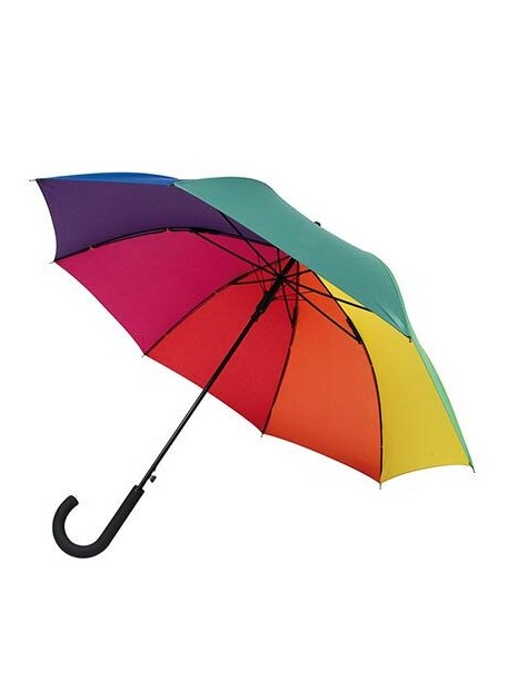 PRINTWEAR Automatic Windproof Umbrella rainbow personnalisable