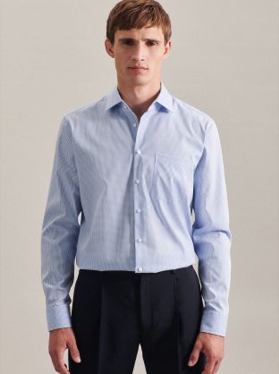 Men´s Shirt Regular Fit Check/Stripes Long Sleeve