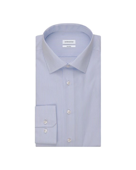 Chemise personnalisable SEIDENSTICKER Men´s Shirt 2 Shaped Check/Stripes Long Sleeve