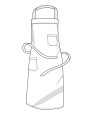 LINK KITCHENWEAR Shoemakers Apron Schürze personalisierbar