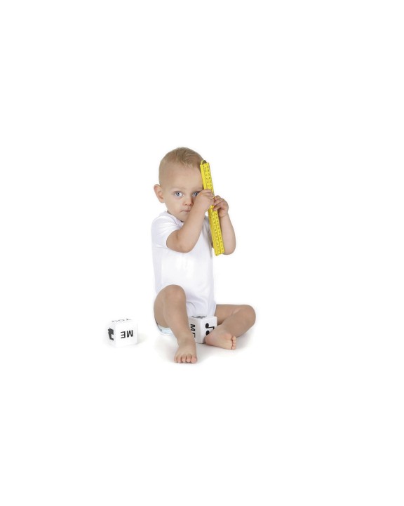 LINK SUBLIME Short Sleeve Baby Bodysuit Polyester Baby Artikel personalisierbar