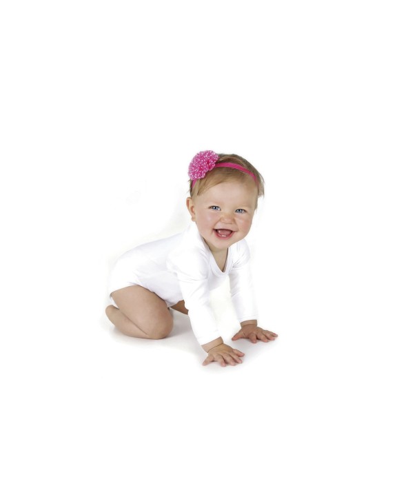 Article bébé personnalisable LINK SUBLIME Long Sleeve Baby Bodysuit Polyester
