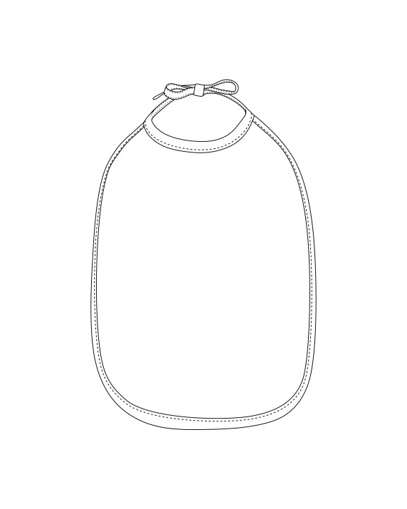 Article bébé personnalisable LINK SUBLIME Baby Bib