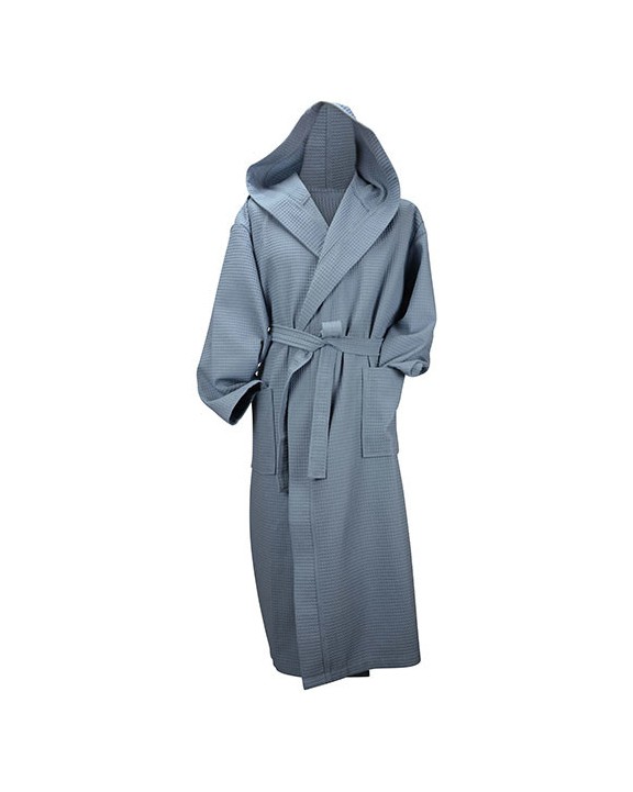 A&R Robezz® Waffle Bathrobe With Hood Bad Artikel personalisierbar