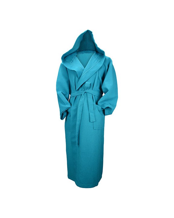 A&R Robezz® Waffle Bathrobe With Hood Bad Artikel personalisierbar