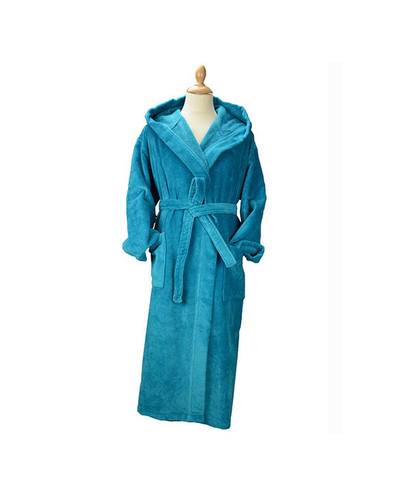 Produit éponge personnalisable A&R DeLuxe Velour Bathrobe With Hood