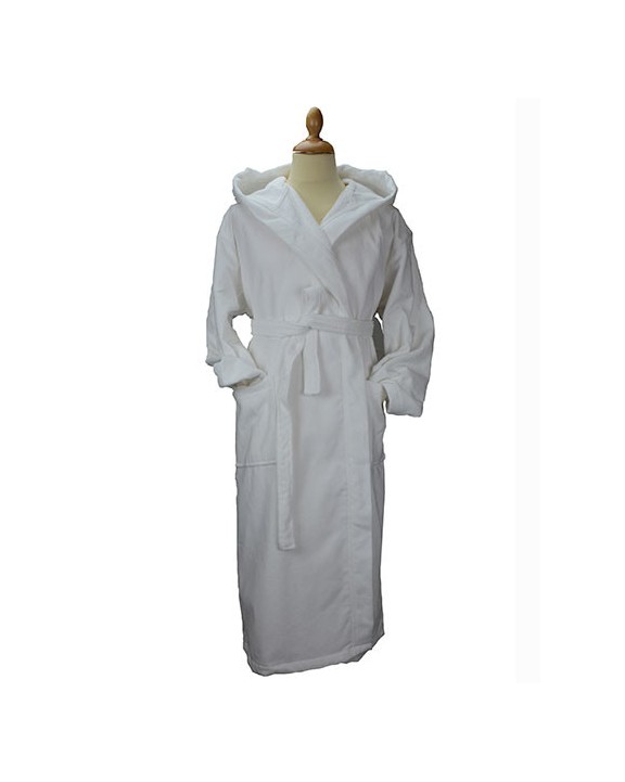 Produit éponge personnalisable A&R DeLuxe Velour Bathrobe With Hood