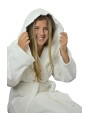Produit éponge personnalisable A&R DeLuxe Velour Bathrobe With Hood