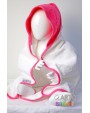 Produit éponge personnalisable A&R Babiezz® Hooded Towel
