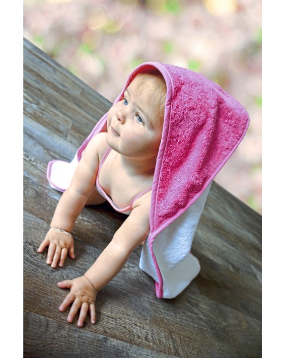 Bad artikel A&R Babiezz® Hooded Towel voor bedrukking &amp; borduring