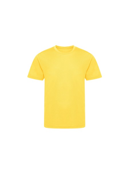 AWDIS KIDS RECYCLED COOL T SUN YELLOW personnalisable