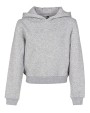 BUILD YOUR BRAND Girls Cropped Sweat Hoody Sweatshirt personalisierbar