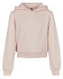 BUILD YOUR BRAND Girls Cropped Sweat Hoody Sweatshirt personalisierbar