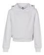 BUILD YOUR BRAND Girls Cropped Sweat Hoody Sweatshirt personalisierbar