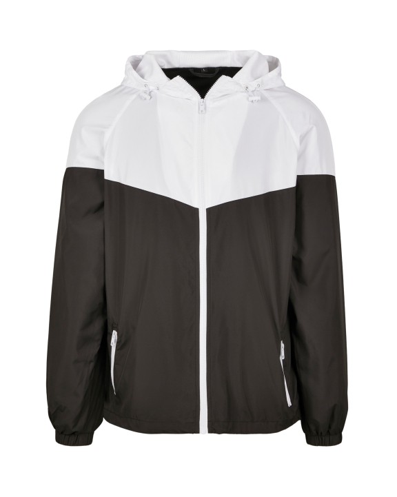 Veste personnalisable BUILD YOUR BRAND 2-Tone Tech Windrunner