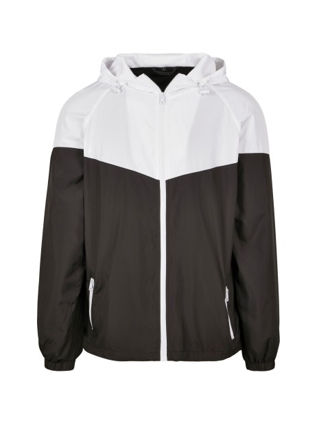 BUILD YOUR BRAND 2-Tone Tech Windrunner  personnalisable