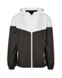 BUILD YOUR BRAND 2-Tone Tech Windrunner Jacke personalisierbar