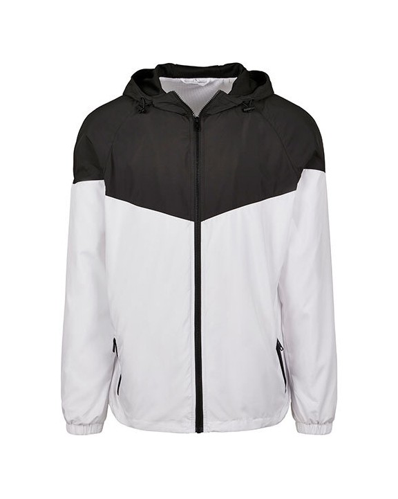 Veste personnalisable BUILD YOUR BRAND 2-Tone Tech Windrunner