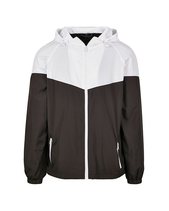Veste personnalisable BUILD YOUR BRAND 2-Tone Tech Windrunner
