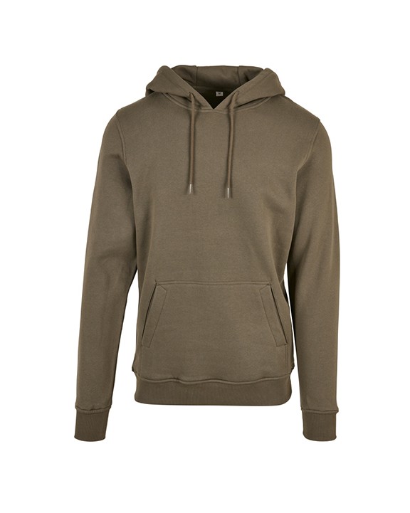 BUILD YOUR BRAND Organic Hoodie Sweatshirt personalisierbar