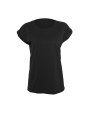 BUILD YOUR BRAND LADIES ORGANIC EXTENDED SHOULDER TEE T-Shirt personalisierbar
