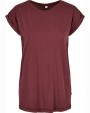 BUILD YOUR BRAND LADIES ORGANIC EXTENDED SHOULDER TEE T-Shirt personalisierbar