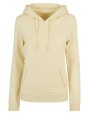 Sweater BUILD YOUR BRAND Ladies´ Organic Hoody voor bedrukking &amp; borduring