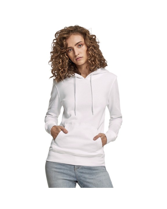Sweater BUILD YOUR BRAND Ladies´ Organic Hoody voor bedrukking &amp; borduring