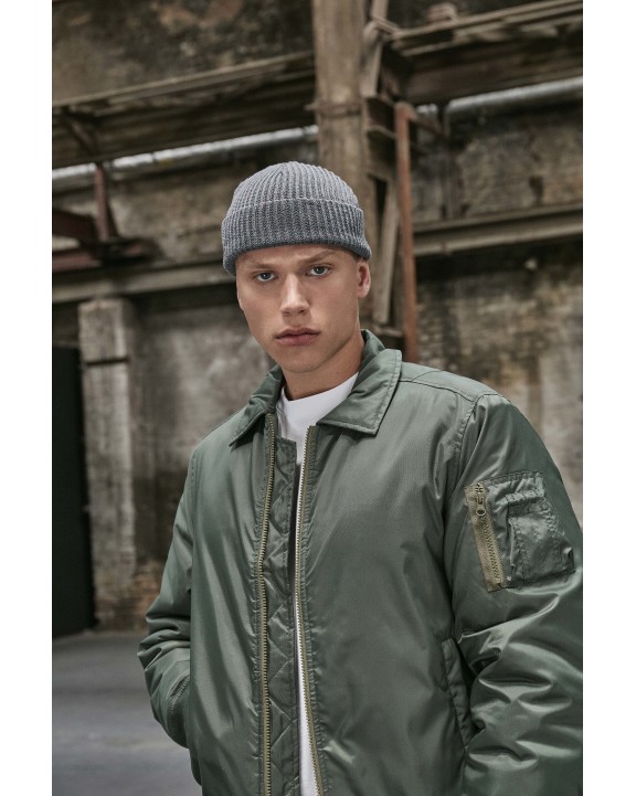 Bonnet, Écharpe & Gant personnalisable BUILD YOUR BRAND Recycled Yarn Fisherman Beanie