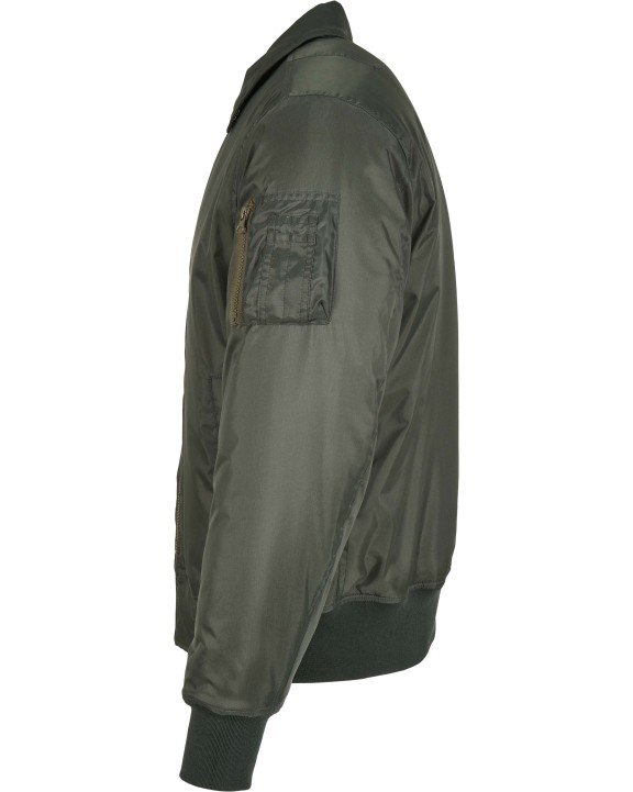 Veste personnalisable BUILD YOUR BRAND Collar Bomber Jacket