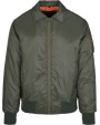 Veste personnalisable BUILD YOUR BRAND Collar Bomber Jacket