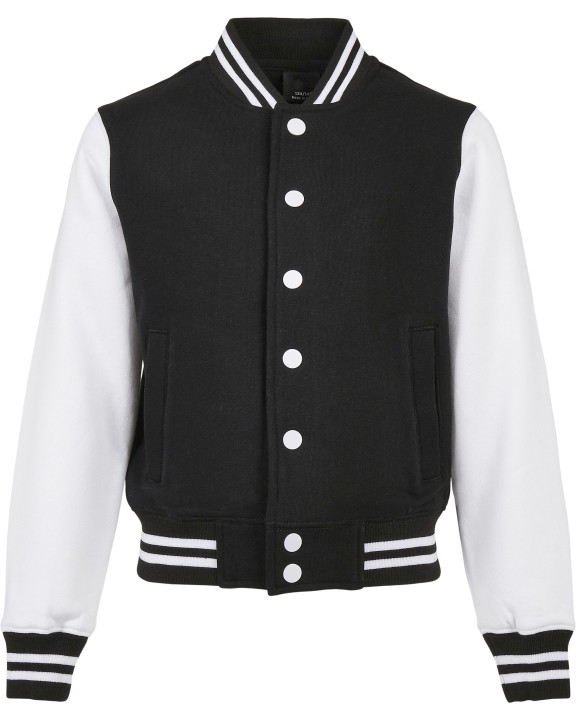 Sweat-shirt personnalisable BUILD YOUR BRAND Kids´ Organic Sweat College Jacket