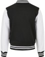 Sweater BUILD YOUR BRAND Kids´ Organic Sweat College Jacket voor bedrukking &amp; borduring