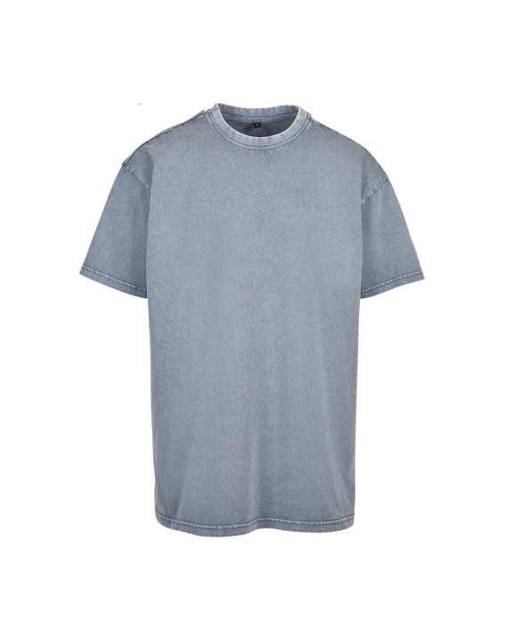 BUILD YOUR BRAND ACID WASHED HEAVY OVERSIZE TEE T-Shirt personalisierbar