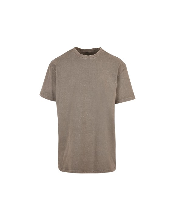 BUILD YOUR BRAND ACID WASHED HEAVY OVERSIZE TEE T-Shirt personalisierbar