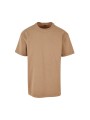 BUILD YOUR BRAND ACID WASHED HEAVY OVERSIZE TEE union beige personnalisable