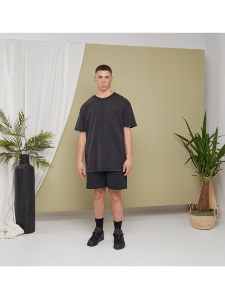T-Shirts à personnaliser BUILD YOUR BRAND ACID WASHED HEAVY OVERSIZE TEE 
