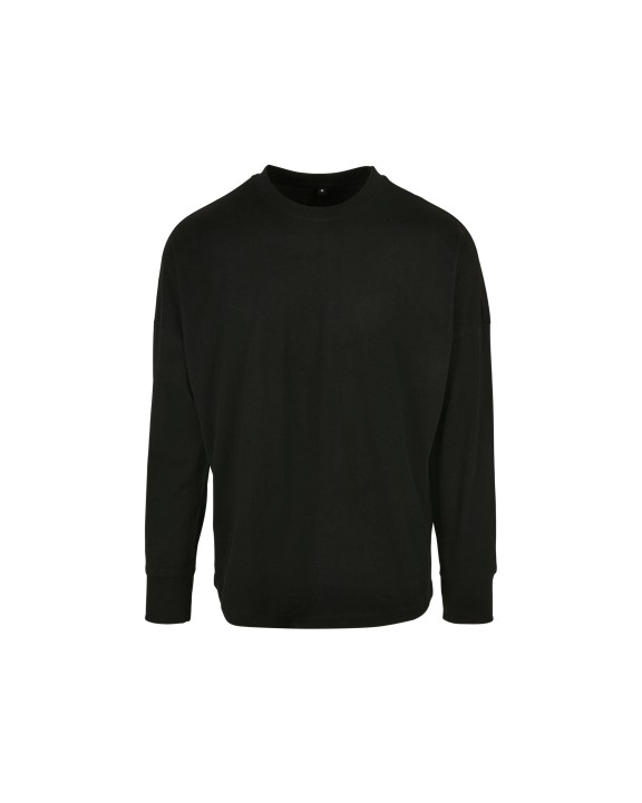 T-shirt personnalisable BUILD YOUR BRAND OVERSIZED CUT ON SLEEVE LONGSLEEVE