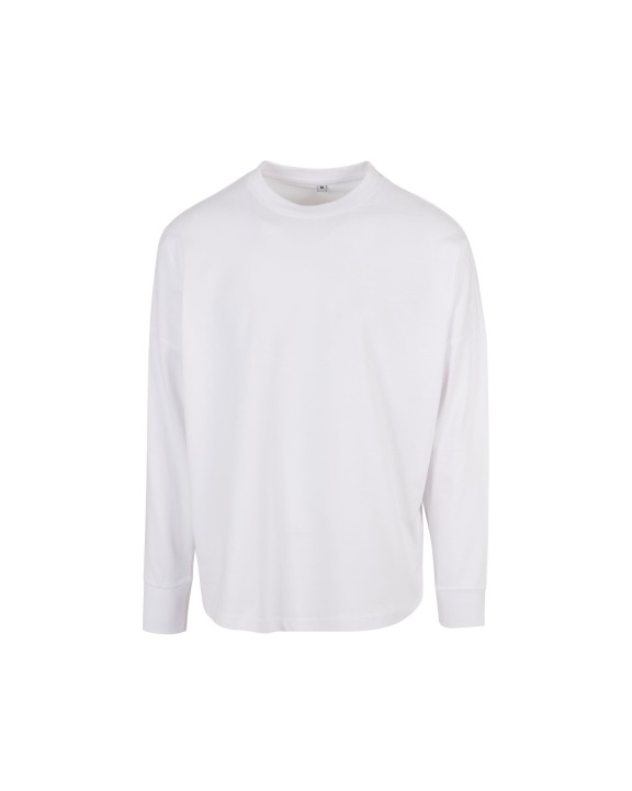 T-shirt personnalisable BUILD YOUR BRAND OVERSIZED CUT ON SLEEVE LONGSLEEVE
