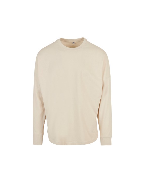 T-shirt personnalisable BUILD YOUR BRAND OVERSIZED CUT ON SLEEVE LONGSLEEVE
